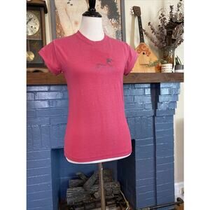 KAVU Baby Doll Tee Graphic Print T Shirt Size S 90s Y2K VINTAGE